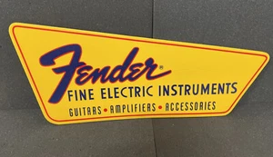 Fender Vintage Guitar Shop Sign Original - Bild 1 von 24