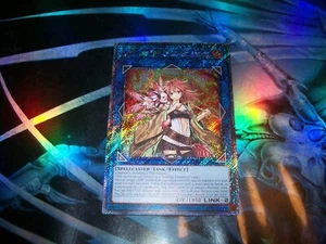 Hiita the Fire Charmer, Ablaze 1st Edition Platinum Secret Rare RA04-EN074 - Picture 1 of 1