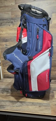 Bolsa de golfe Maxfli Honors suporte completo - vermelha branca azul EUA nova - Imagem 1 de 4
