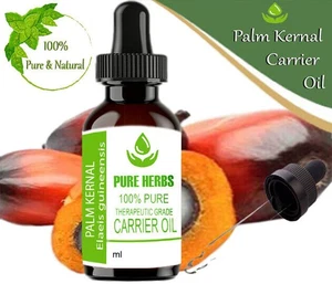Aceite portador Pure Herbs Palm Kernal 100 % puro y natural Elaeis Guineensis Is411 - Imagen 1 de 11