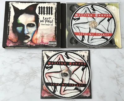 Marilyn Manson Lest We Forget CD/DVD Digipak LIMITED/DELUXE ED. 2004 RARE! OOP! - Image 1 of 4