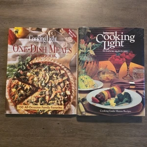 Vintage Cooking Light Cookbook Lot of 2 One Dish Meals - Imagen 1 de 13