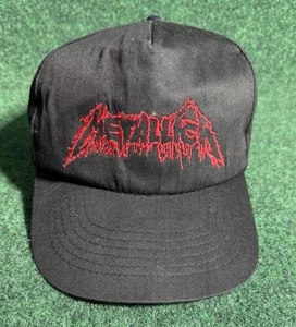 Metallica Brockum Trucker Hat 1994 Snapback Black Used - Picture 1 of 11