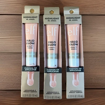 e.l.f. Halo Glow Beauty Wand Highlight 'IRL Angel' .33 fl oz. 3 Pack! NIB 🔥 - Image 1 of 3