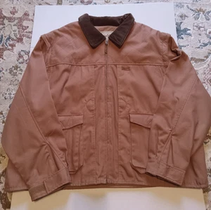 NEW Men's Woolrich OutdoorGuide Collection Hunting Brown Canvas Jacket Size 2XL - Picture 1 of 10