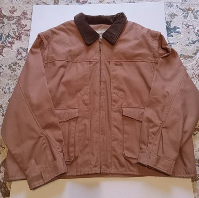 NEW Men's Woolrich OutdoorGuide Collection Hunting Brown Canvas Jacket Size 2XL - Image 1 of 4