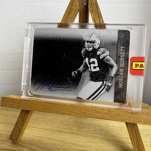 2010 Panini Morgan Burnett 1/1 Autograph Black Printing Plate Green Bay Packers - Picture 1 of 8