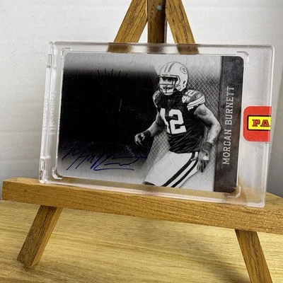 2010 Panini Morgan Burnett 1/1 Autograph Black Printing Plate Green Bay Packers - Image 1 of 4
