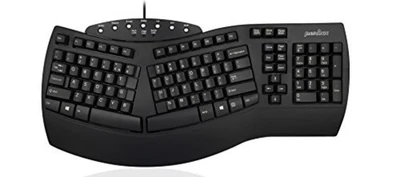 Perixx PERIBOARD 512 Ergonomic Split Keyboard Natural ergonomic Black F/S wTrack - Image 1 of 4