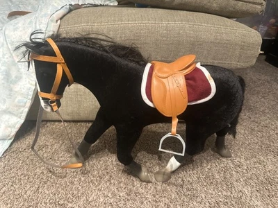 American Girl Doll Black Horse Retired for 18" American Girl Dolls Collectible - Image 1 of 4