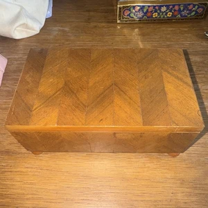 Vintage Art Deco Style Music Jewellery Box (RefM) - Picture 1 of 5