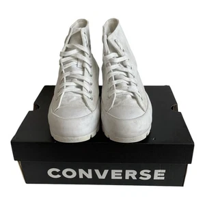 Converse Chuck Taylor All Star Lugged High White Platform Women’s Sneakers S 9 - Picture 1 of 8
