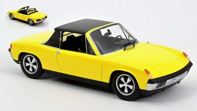 Volkswagen Porsche 914-6 1973 Yellow 1:18 NOREV 187689 - Immagine 1 di 1