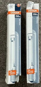 Osram E40 VIALOX NAV-T (SON-T) High pressure sodium Lamp 250W. X. 2 - Picture 1 of 5