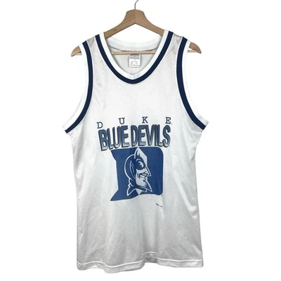 Camiseta de baloncesto grande vintage de los años 90 Duke University Devils Foto 1 de 4