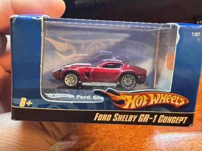 Hot Wheels Ford Shelby GR-1 Concept Red 1:87 Scale Display Case Diecast Car - Image 1 of 4