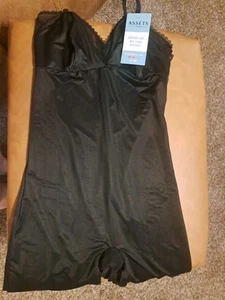 Spanx assets body modellante pizzo metà coscia nero taglia small nuovo - Foto 1 di 7