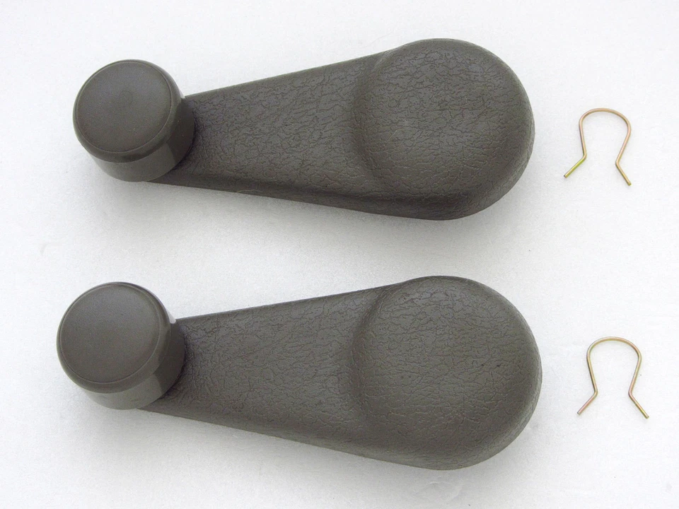 02 - 12 ISUZU NPR D MAX HOLDEN RODEO PAIR WINDOW CRANK HANDLE WINDER LIGHT GREY - Image 1 of 1