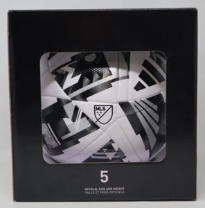 Adidas MLS 24 League NFHS Soccer Ball Size 5 White/Black/Silver Metallic - NEW - Picture 1 of 5