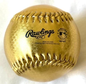 Los Angeles Dodgers Rawlings 2024 World Series Champions Gold Baseba - Picture 1 of 5