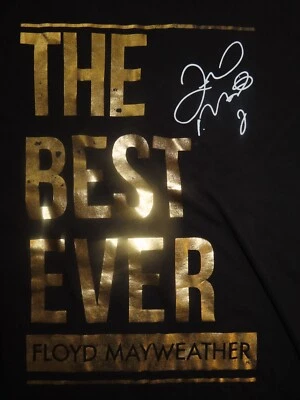 1st Edition FLOYD MAYWEATHER "THE BEST EVER" Signature Series (XL) T-Shirt Foto 1 de 2