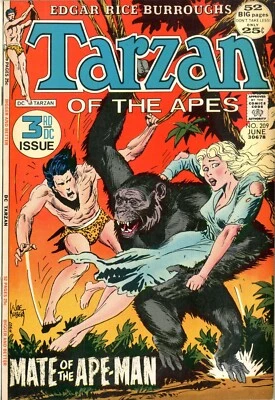 Tarzan  # 209     NEAR MINT   June 1972   Last John Carter   See below - Image 1 of 2