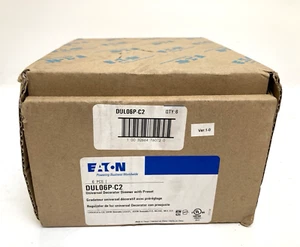 *6 PACK* Eaton DUL06P-C2 Universal Decorator Dimmer NEW White Almond Ivory Color - Picture 1 of 6