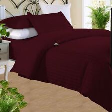 Premium bedding set 1000 Thread Count Egyptian Cotton Wine Stripe &TwinXL