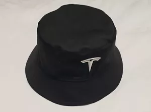 Black Tesla Cybertruck Car Semi All Over Print Reversible Bucket Hat Small - Med - Picture 1 of 5