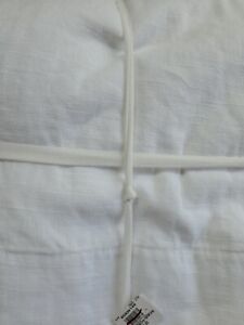 1 Pottery Barn Emery Linen/Cotton Curtain 100" x 108" White 05936149
