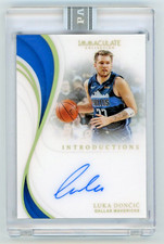 2018-19 Panini Immaculate Luka Doncic 1/1 White Box Auto Autograph One of One RC