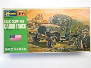 Hasegawa 1:72 Scale U.S. Army G.M.C. CCKW-353 Cargo Truck Model Kit # MB-020:200 - Picture 1 of 7