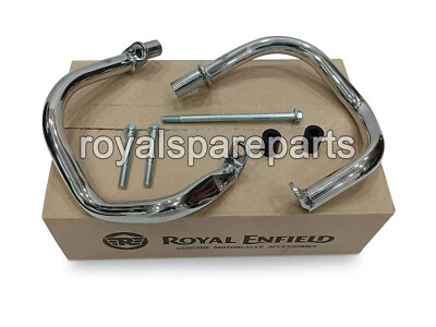 Genuine Royal Enfield GT Continental 650 Parafango Motore Compatto Argento - Immagine 1 di 4