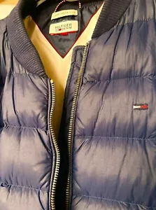 Damen Tommy Hilfiger Denim Parka Daunen Gr L Leichte Jacke - Bild 1 von 12