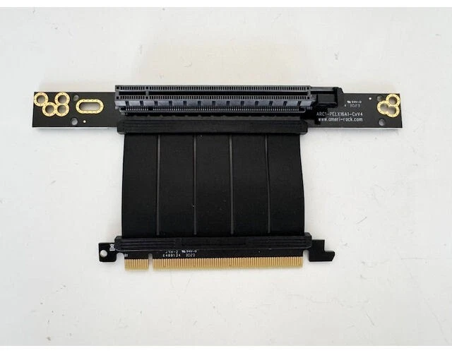 RC1-PELX16A1-C5V4 (w/ 5cm ribbon) 1-slot PCI-Express x16 flexible riser card - Image 1 of 1