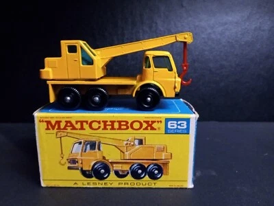 Matchbox #63C Dodge Crane Truck 1968 In Original F1 Script Box - Image 1 of 4