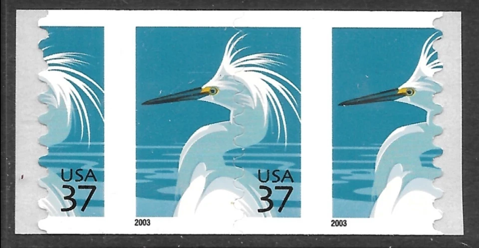 Scott #3829 mal perforado (mis troquelado) con "CAMPANA INCRUSTADA" en la parte superior, como nuevo casi nuevo Foto 1 de 1