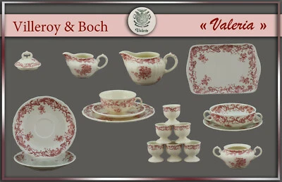 Villeroy & Boch "Valeria" Teile zur Wahl  teller tasse eierbecher platte kanne - Bild 1 von 3
