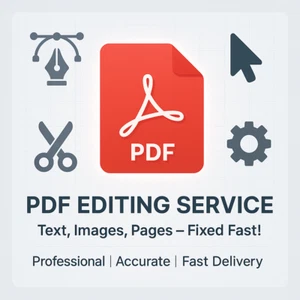 SERVICIO DE EDICIÓN DE DOCUMENTOS PDF | ARREGLAR TEXTO, AÑADIR IMÁGENES RELLENABLES FORMULARIOS PDF - Imagen 1 de 5