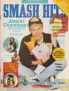 SMASH HITS MAGAZINE - JASON DONOVAN - SEP 89 - Picture 1 of 2