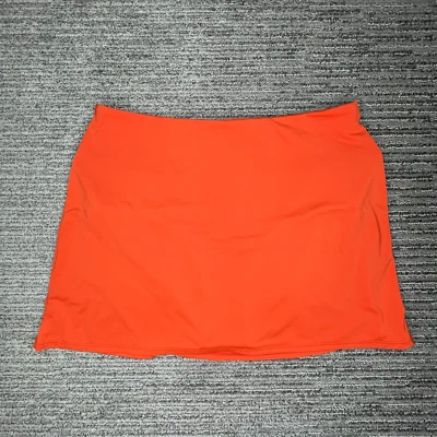 Athleta Size L Women Skirt Active Solid Orange - Image 1 of 4