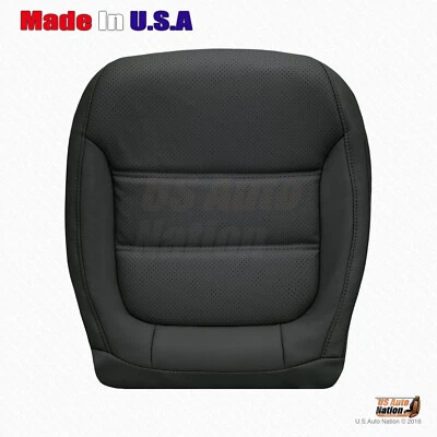 2011 - 2014 Volkswagen Jetta Driver Bottom Synthetic Leather Seat Cover In Black - Image 1 of 4