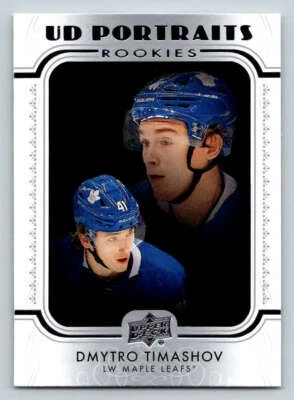 2019-20 UD UD Portraits #P83 Dmytro Timashov (ref 190353) - Image 1 of 2