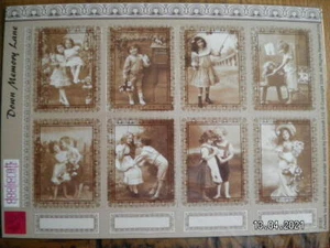 Lovely Die Cut Toppers by Doolicraft. 'Down Memory Lane D194' (210) M - Picture 1 of 3