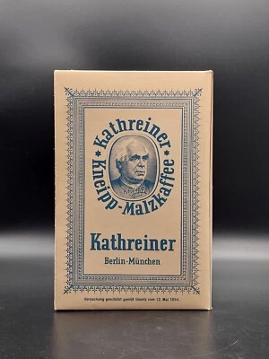 Kneipp Kathreiner Malzkaffee alte toll erhaltene Schaupackung - Bild 1 von 4