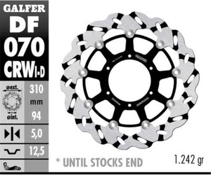 Disco de freno delantero Galfer WAVE FLOATI GRO LEFT 310x5 HONDA CBR 600 RR 2003 2004 - Imagen 1 de 1