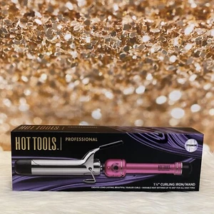 Get Beautiful Curls Hot Tools Pink Professional Titanium Hair Curling Iron Wand - Picture 1 of 2