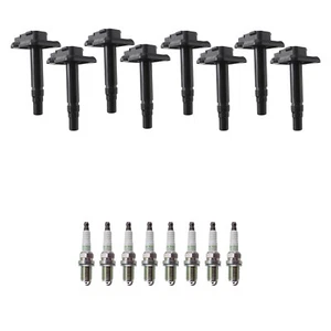 Hitachi 8 Ignition Coil 8 NGK Nickel Spark Plugs Kit For A6 Quattro S6 4.2 V8 - Picture 1 of 1