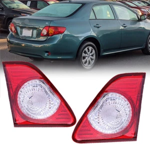 Fit 2009 2010 Toyota Corolla Rear Tail Lights Lamps Inner Driver+Passenger Side - Picture 1 of 5