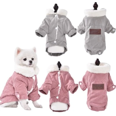 Warm Winter Dog Clothes - Velvet Vest for Small Pets - Image 1 of 4